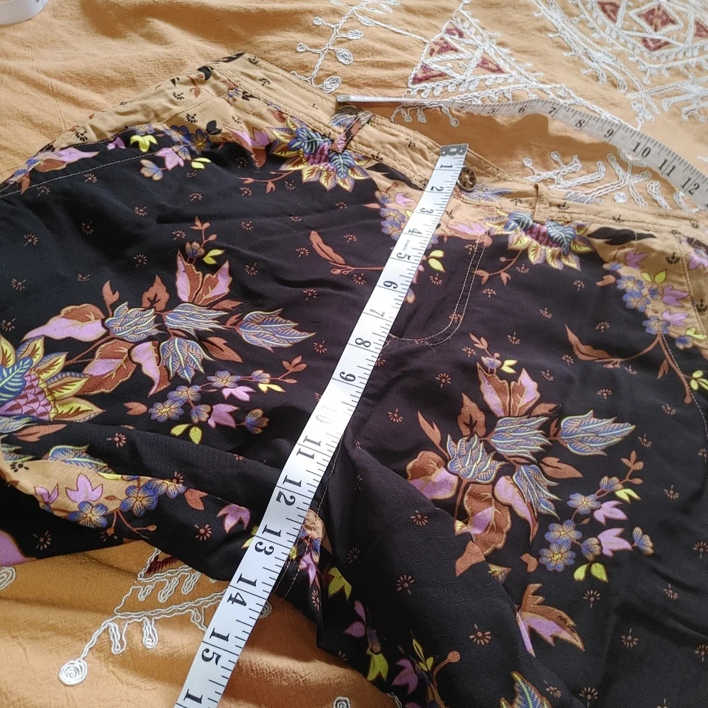 Scotch & Soda Linen Blend Floral Printed Straight Leg Pants Size M - Picture 14 of 15